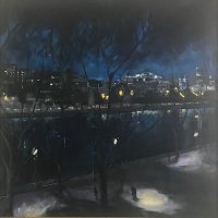 South Bank -mixed media 90x90cm £865