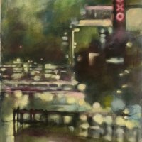 OXO TOWER 80cmx50cm
oil on stretched canvas framed  £1,350